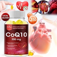 C0Q10 Coenyme 300 Mg Promotes immunity & HeartSupport Provides Enegy ,30/60/120 capsules