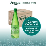 Spritzer Sparkling Natural Mineral Water (1000ML X 12)