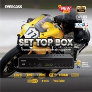 TERBAIK EVERCOSS STB (SET TOP BOX) digital TV receiver Full HD -