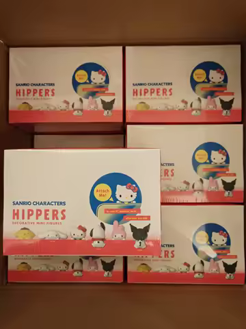 Authentic Sonny Angel X Hello Kitty Hippers Blind Box Decorative Mini Figures Phone Pc Monitor Desk 