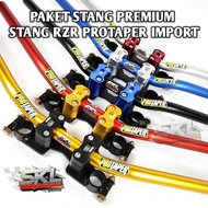 Stang CNC Protaper Rzr Sonic dan Satria Fu plus Dudukan Stang Sonic