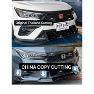 Honda City 2024 Gn2 Gn5 Tonake RS V2 Original Thailand Front Lip Lips Front Difusser PP Material (Fo