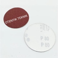 4 INCH VELCRO ROUND SANDPAPER P80 - 4" ROUND SANDPAPER GRIT P 80