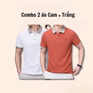 Áo polo nam vải cá sấu mềm mát thêu logo ngựa thanh lịch sang trọng. (B11)