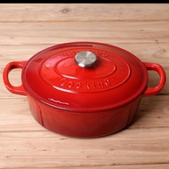 Get 6% coupon+gift】Enamel Soup Pot Cast Iron Soup Pot Binaural Pan Enamel Stew Fish Chicken Soup Pot