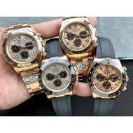 1: 1 Original Standard Real Shot, Lux Rose Gold Take 4130 Movement 904 Steel 40