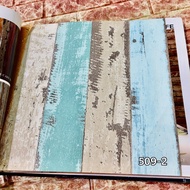 CAFE WOOD CARVING MOTIF WALLPAPER