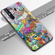 Case Vivo V15 Pro Terbaru Fashion Case Graffity New - Softcase Glass Kaca Hardcase Casing Hp Kesing