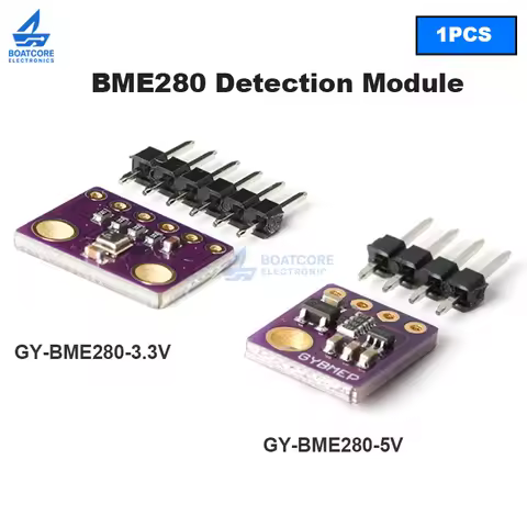 1PCS BME280 Barometric Pressure Sensors Module 1.8-5V 3.3V 5V I2C SPI Detection Module BME280 For Ar