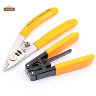 QIUJU Wire Stripper Set, Stainless Steel Orange Cable Pliers, Universal Crimping Tool Cable