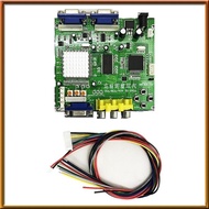 [chasoedivine.] NEW Arcade Game RGB/CGA//YUV to VGA HD Video Converter Board HD9800/GBS8200 Hot Gree