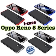 |SAVAGE| Case Oppo Reno 5 GKK 360 Original Hardcase Reno5 Pro