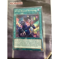 Yugioh Card K9-LC Release Retraint (Real Card)