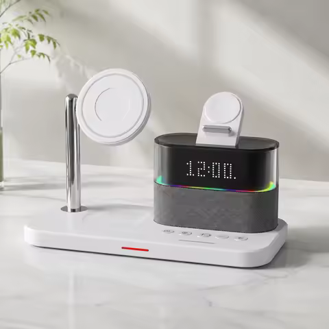 Wireless Charging Station 3 In 1 Magnetic Charger 15W Fast Charging Stand Dock For iPhone 15 14 13 1