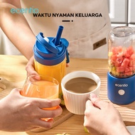 【40K voucher】ecentio blender jus 10 pisau 380ml+380ml multifungsi portable juicer tanpa ampas TE-CF