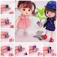 LUMELAB​ 1:12 Miniature Phone, Miniature 1:12 Dollhouse Mobile Phone Model, Mini Doll Phone Decorati