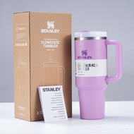 Stanley แก้ว แท้ official แก้วน้ำเก็บความเย็น Quencher H2.0 Tumbler 40OZ ice cup office แฟชั่น บ้าน 