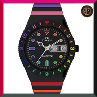 TIMEX Timex Q Rainbow Black Unisex Watch TW2V65900 [Parallel Import Product]