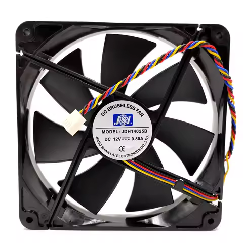 JSL Js Lai JDH14025B 12V 14025 0.80a Max Airflow Rate Chassis Cooling Fan 14CM