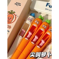 Radish Pen Funny Fun Press Tongue Pen Gel Pen Female High-value Niche ins Style Fun Pen Funny Pen
