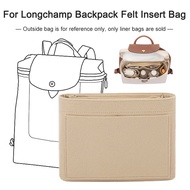 Sesuai untuk Longchamp Le Pliage Backpack Felt Insert Bag Beg Penyimpanan Beg Solek Beg Tangan Beg P