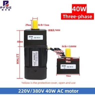 40W Three-phase motor  5RK40GN-CF 220V/380V  4.5RPM-450 RPM AC Reductiemotor 5RK120RGU- CF only  mot