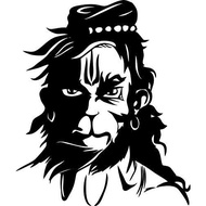 2pcs Hanuman Outdoor Car Sticker