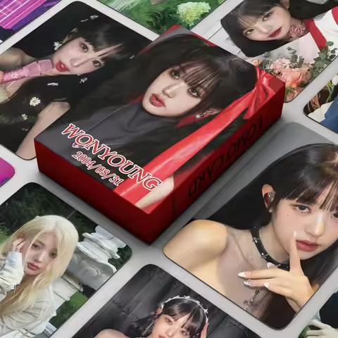 55 IVE Small Cards, Personal Jang Won Young Collection, Peripheral Lomo Card Photo Cards