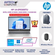 HP 14-ep0300TU 14" FHD Laptop Warm Gold ( i3-N305, 8GB, 512GB SSD, Intel, W11, HS+M365 )