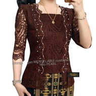 DF1 PEARL KARTINI BLUSH / new BROKEN KEBAYA DRESS BATAK PARTY