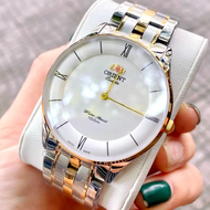 Top Hàng Hot - [KING TOP] Đồng hồ nam dây kim loại 0rient size 40mm fullbox dây demi mặt trắng