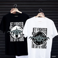 T-Shirt With Screen Print "F-16 JET FIGHTER" MICRO POLYESTER 1 Fabric 1