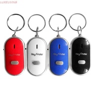 LUXELIVING LED Whistle Key Finder Mini Pet Tracker Keyring Flashing Smart Light Torch Locator Tracke