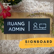 Custom Acrylic Signboard Acrylic Doff Exclusive Custom Signboard