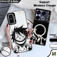 Latest So Cool Infinix GT 30 Pro Case 2025 Support Wireless Charger Luffy Motif | SoftCase HP Infini