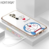 Hontinga เคสโทรศัพท์มือถือ เคสออปโป้ ลายการ์ตูนโดราเอม่อน สำหรับOPPO A5 2020 A9 2020