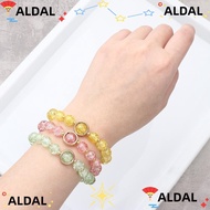 ALDAL Bohemian Bracelet, Multicolor Lucky Korean Daisy Bracelet, Gifts Elastic Handmade Bracelet Boh