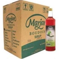 Sirup Marjan Boudoin Cocopandan Merah 1 Dus / Karton isi 12