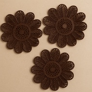 Piring Rotan Plastik Milan Pamela isi 12pcs / Piring Rotan Murah / JJ.Houseware