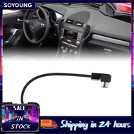 Soyoung GOTOTOP AUX Audio Cable  ABS Material High Speed Data Transfer 30cm Adapter for Alpine DVA-7