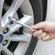 Auto Vehicle Car Motor Tyre Tire GAUGE Air Pressure Mini Test Meter Gauge Pen Silver Portable