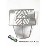 VCOS R15 v3 stainless radiator cover radiator cover radiator guard cover vgrill set yamaha r15v3 sp