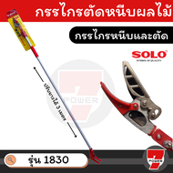 SOLO กรรไกรตัดหนีบผลไม้ด้ามยาว solo 1830 รุ่นใหม่ มาแทน 1730 ของแท้ 100% ร้านเป็นตัวแทนจำหน่ายโดยตร