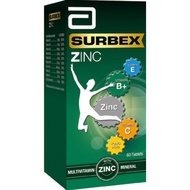 Abbott Surbex Zinc 60 tablets