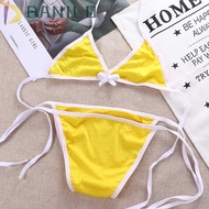 DANILO Bikini Sets Fashion Biquini Summer Solid Color  Women Bathing Suit