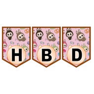 Birthday Flag Bunting | Custom Letter Banner | Happy Birthday Bunting Flag | Custom Name Bunting Fla