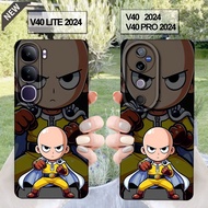 Vivo V40 case and Vivo V40 Pro case and Vivo V40 Lite case _Clear Black Flexible Silicone case