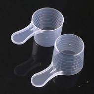 CMinYP 5PCS 70ML Plastic Measuring Cup With Scale Transparent Mixing Cup Measuring Jar Container Bea