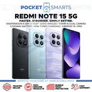 [Malaysia Set] Redmi Note 15 5G (128GB ROM / 6GB RAM | 256GB ROM / 8GB RAM) 1 Year Xiaomi Malaysia W