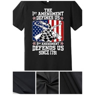 1st Amendment Defines Us 2nd Amendment Defends Us Since 1791 Premium T-Shirt 691702 funny Men’s